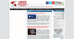 Desktop Screenshot of ampeperu.gob.pe